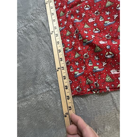 Vineyard Vines Pajama Pants XS Red Christmas Whale Crab Boat Nautical Holiday - Picture 6 of 7